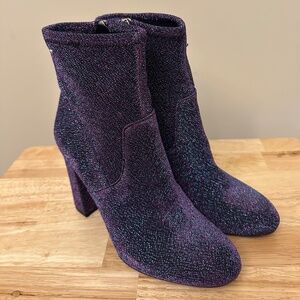 Sam Edelman Carina, Blue Multi Ankle Boot